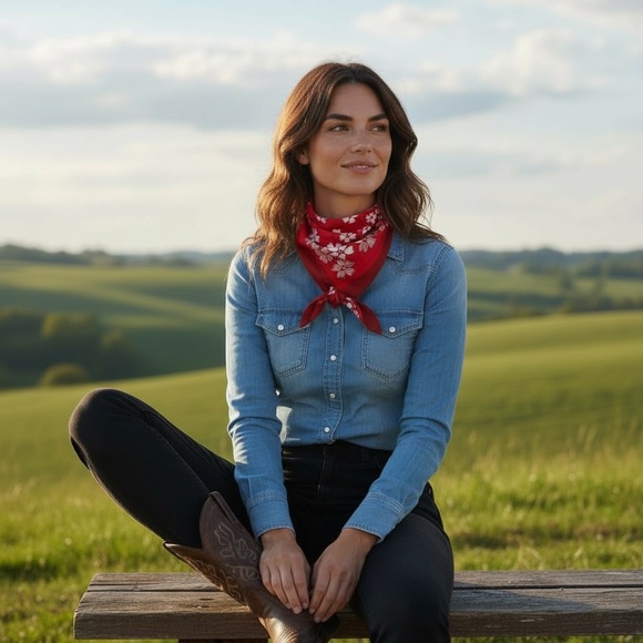 Vintage Accessories - Vintage Bundle of Bandanas!